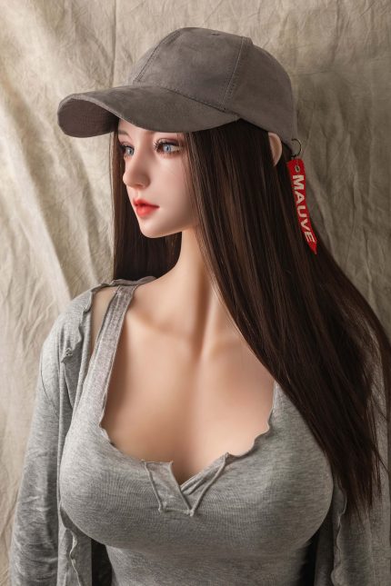 Baby Face Big Breasts Sex Doll Tête en silicone+corps en TPE 165cm