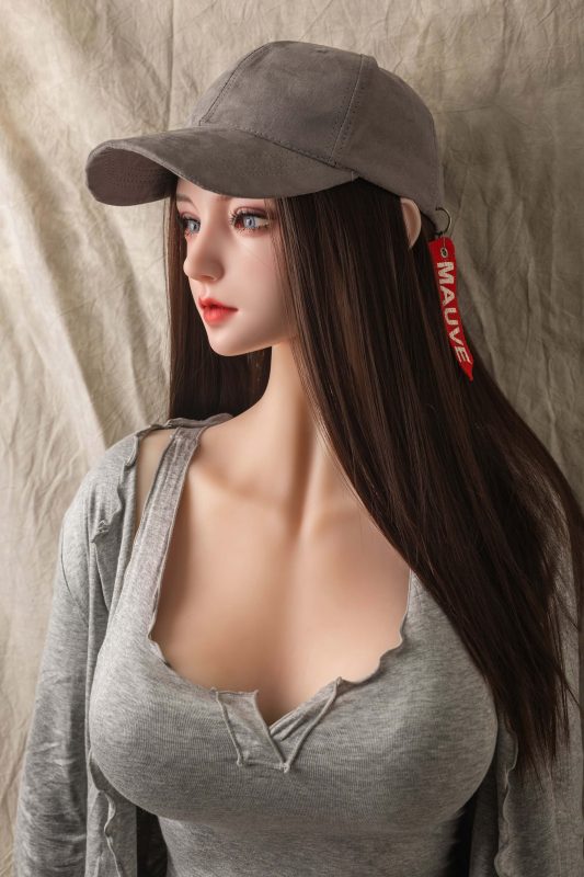 Baby Face Big Breasts Sex Puppe Silikon Kopf + TPE Körper 165cm
