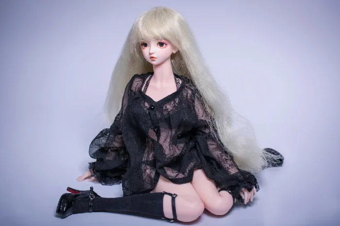 Qita Doll 60cm Mini Anime Sex Doll Blonde Angle 