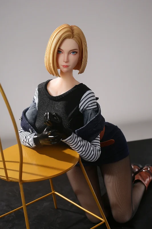 Android 18 Mini Anime Sex Doll - Cyborg feroz de Dragon Ball 