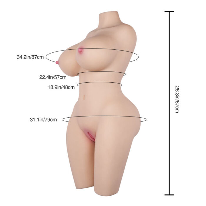 Tantaly Doll Perfect Sex Doll Torso Tantaly Ginny Removable vaginal sex doll