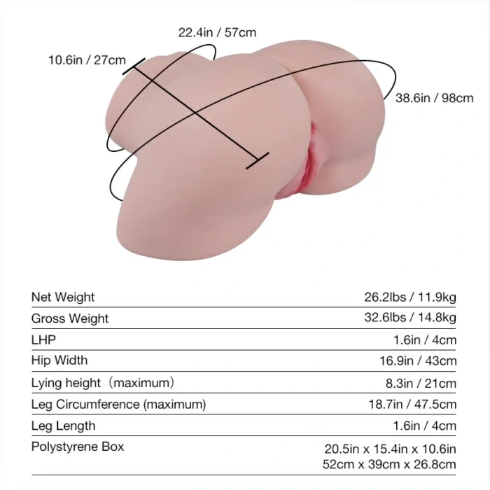 Tantaly Doll Perfect Sex Doll Torso Tantaly Kylie Removable vaginal sex doll