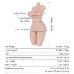 Tantaly Doll Perfect Sex Doll Torso Tantaly Miki Removable vaginal sex doll